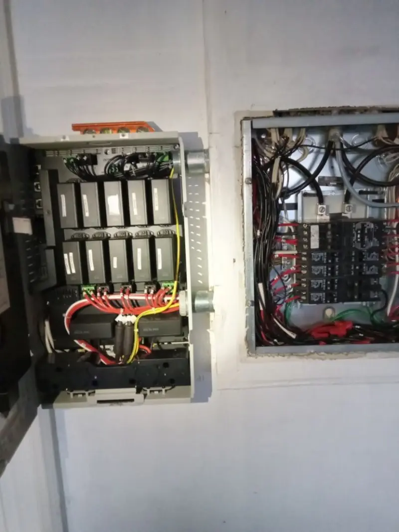 Electrical panel upgrade completed for Security Camera Wiring in Bridgetown